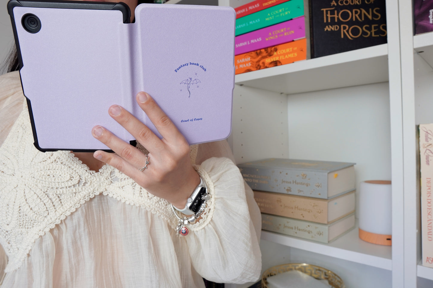Capa Fantasy Book Club para eReader Kobo e Kindle com design inspirado no universo dos livros.