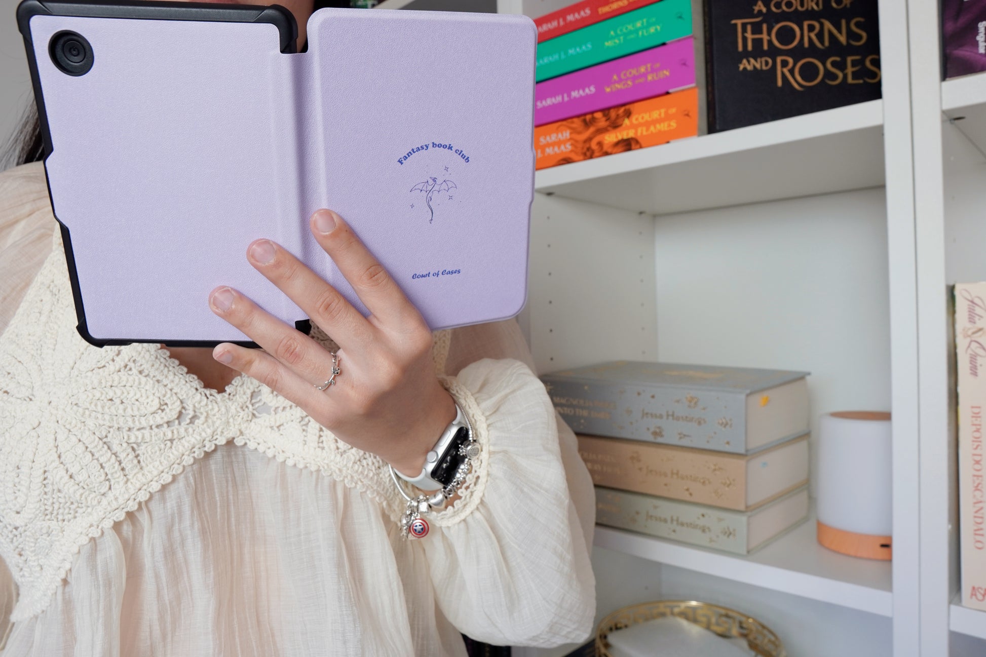 Capa Fantasy Book Club para eReader Kobo e Kindle com design inspirado no universo dos livros.